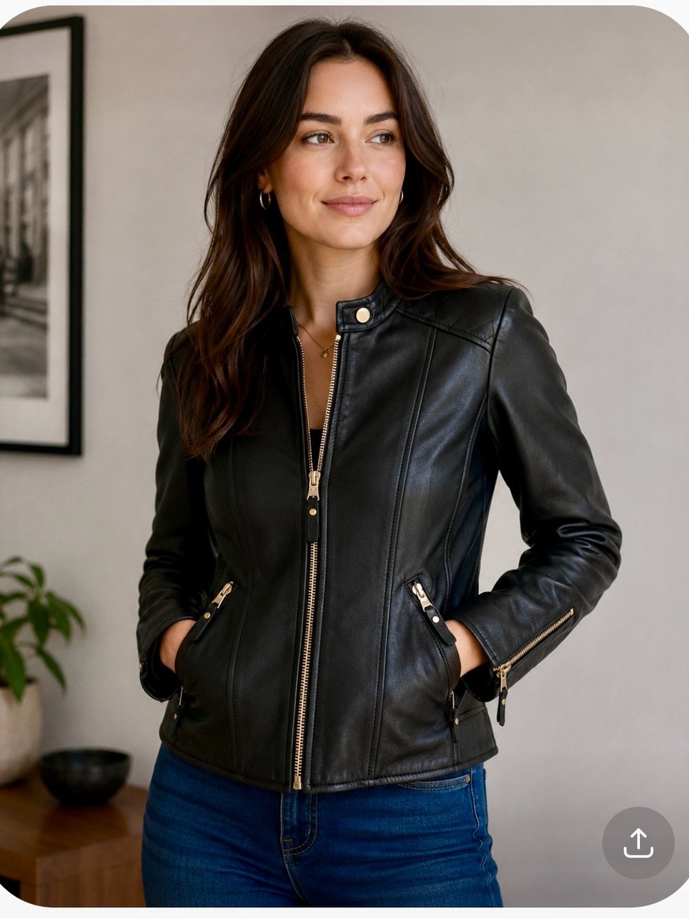 Vintage leather jacket